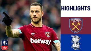 West Ham 20 Birmingham City  Carroll Heads Hammers into Fourth Round  Emirates FA Cup 1819 [upl. by Llennoj491]