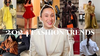 2024 FASHION TREND PREDICTIONS  what to wear for 2024 [upl. by Idnaj171]