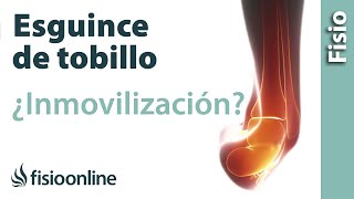 ¿Por qué NO inmovilizar un esguince o torcedura de tobillo [upl. by Ahsile]