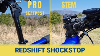 Redshift Shockstop Stem and Pro Seatpost Review Endurance Road Cycling [upl. by Jaehne]