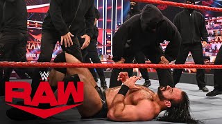 RETRIBUTION crash Drew McIntyre vs Keith Lee Raw Sept 14 2020 [upl. by Ahtnahc]