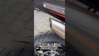 KTM Duke 790 2023 Stock Exhaust [upl. by Fredi]