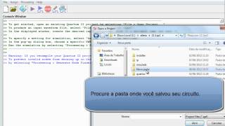 Simulando circuito com Quartus II 111sp2 Web Edition [upl. by Godrich]