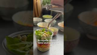 Taşımalık Salata ipuçları healtyfood salad recipe glutenfree [upl. by Vassell25]