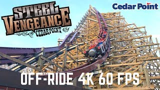 Steel Vengeance OffRide 4K 60 FPS  Cedar Point [upl. by Mcgray]