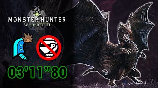 MHW  Kushala Daora 0311quot80 Great Sword Solo No ArmorTA wiki rules [upl. by Salomo]