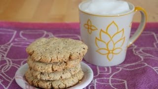 Rezept Dinkel Haselnuss Kekse mit Stevia  Haselnuss Cookies ohne Zucker [upl. by Eltsryk]