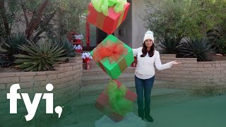 DIY Stacked Gifts Christmas Decoration  HomeMade  FYI [upl. by Proctor]