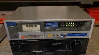 VINTAGE TEAC TAPE DECK PLAYERMADE IN JAPAN [upl. by Woolcott371]