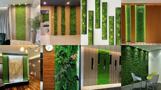 very beautiful and modern artificial grass wall decor ideas stylishdecor [upl. by Schweitzer]