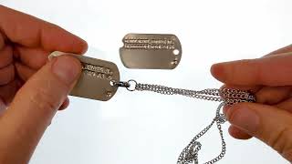 M1940 Dogtag Chain Assembly [upl. by Baker]