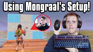 I Played Arena With FaZe Mongraals Setup  Fortnite Battle Royale [upl. by Odnavres]