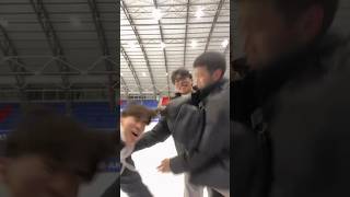 Ice skating gone wrong 😭😂 bandboy viralvideos bandboy fypviral [upl. by Aiva]