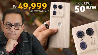 moto Edge 50 Ultra unboxing  Wood Finish Smartphone [upl. by Eiralav]