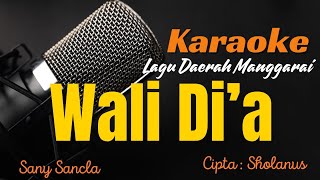 KARAOKE Lagu Manggarai With Lyrik  WALI DIA  Voc  Sany Sancla  Cipta  Sholanus [upl. by Isej]