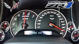 Corvette ZR1 0300kmh ACCELERATION amp SPEED by AutoTopNL [upl. by Ahsiemac]