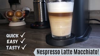 How to make a Latte Macchiato Nespresso Style  Easy and Simple Coffee [upl. by Nuy]