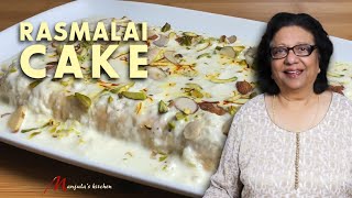 Ras Malai Cake Recipe  Ricotta Cheese Recipes  Indian Dessert Recipes [upl. by Caasi788]