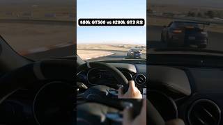 Mustang Shelby GT500 vs Porsche GT3 RS [upl. by Nytsirk]