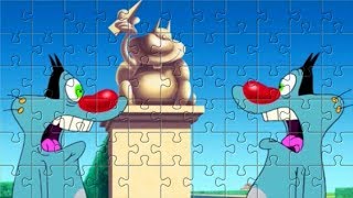 OGGY AND THE COCKROACHES  PUZZLE GAMES FOR KIDS [upl. by Simaj320]