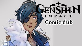 Kaeya the Softie「Genshin Impact Kaeya X Aether Comic Dub」 [upl. by Durr782]