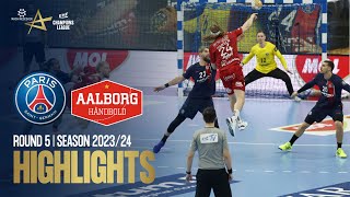 PSG Handball vs Aalborg Håndbold  Round 5  EHF Champions League Men 202324 [upl. by Adliw]