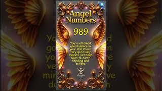 Angel Number 989 Meaning Balance Your Spirituality and Practicality for Success [upl. by Adiela]