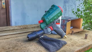 Parkside Air Sandblasting Gun PDSP 1000 E6 short test [upl. by Leahcam983]