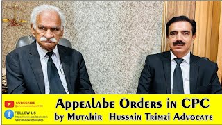 Appealable Oders in CPC by Mutahir Trimzi Adv [upl. by Trauner]