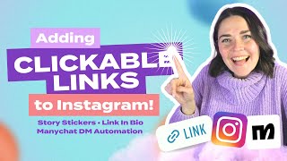 Instagram Tutorial Add Clickable Links on Instagram 2024 [upl. by Nuahsyar519]