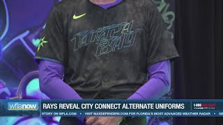 Tampa Bay Rays unveil new City Connect alternate uniform [upl. by Ehtnax210]