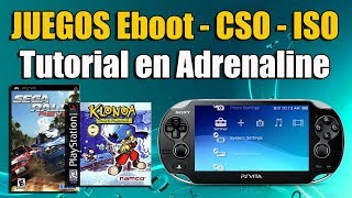 Juegos EBOOT ISO CSO Adrenaline Tutorial [upl. by Nwadal139]