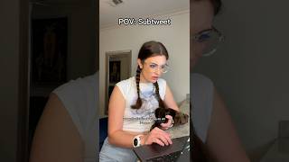 POV Subtweet Part 1 comedy funny skit [upl. by Morganne]