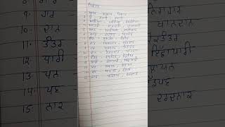 Pichhetar Punjabi vichagetar picchetar in Punjabi vocabulary [upl. by Florine532]