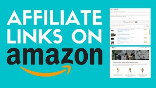 How To Create An Amazon Affiliate Link Affiliate Marketing For Beginners [upl. by Kristin]