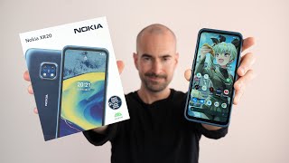 Nokia XR20  Unboxing amp Full Tour  Toughest Phone of 2021 [upl. by Annaert]