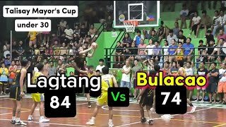 Lagtang 84 vs Bulacao 74  Talisay Mayors Cup under30 [upl. by Earlene270]