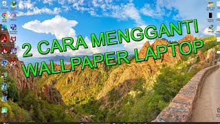 Cara Mengganti Wallpaper Laptop atau PC [upl. by Enidanreb]