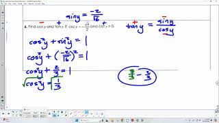 Trig identities simplifying lesson part 3 10 18 24 [upl. by Bendicta]