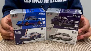 Pop Race 164 diecast models unboxing [upl. by Etnod]