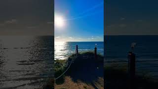 Nr Lyngby Denmark Beach Ocean Ambience  ASMR [upl. by Bronson]