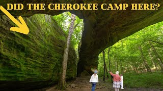 Mantle Rock amp The Trail of Tears Amazing Sandstone Arch deep in the Western Kentucky Woods [upl. by Sephira306]