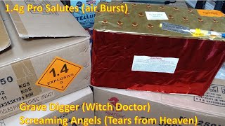 2024 Fireworks Stash Update  14Pro Video2 w Air BURST cakes [upl. by Yasmar725]