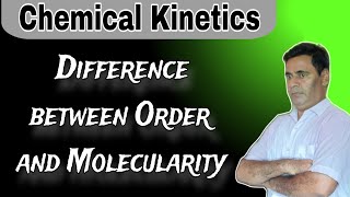 Difference between Order and Molecularity  Chemical Class 12 NEET IITJEE [upl. by Araic]