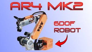 AR4 MK2 6 DOF ROBOT ARM  DIY 6 axis robot kit  Arduino controller with Python program interface [upl. by Danna]