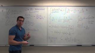 Calculus 2 Lecture 74 Integration By Partial Fractions [upl. by Arammat211]