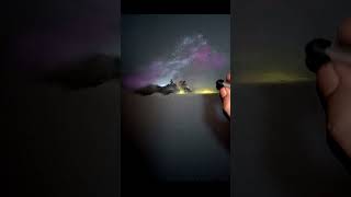 Bioluminescent Beach Scenery Drawing 😎 Amazing Result oilpastel satisfying subscribeme1992 [upl. by Alik]