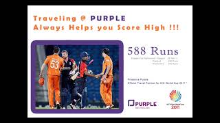 Prasanna Purple  Official Travel Partner for ICC World Cup 2011 [upl. by Rossuck]