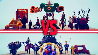 MEGA MEDIEVAL TEAM vs MEGA HOLIDAY  TABS  Totally Accurate Battle Simulator [upl. by Sagerman]