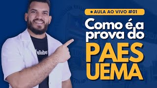 LIVE  01  Como é a prova do PAES UEMA [upl. by Anais]